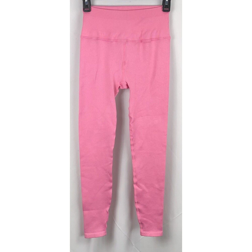 Victoria Secret Yoga Pants Active Wear XS Pink Taper Leggings 23"W Work Out